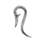 Surgical steel plug Diameter:3mm. Jewelry for expanded earlobes.