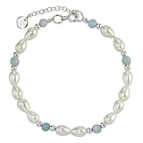 Bracciale di perle Argento 925 Agata Perla sintetica