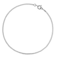 Bracelet en Argent 925. Longueur:19cm. Coupe transversale :1,3mm. simple. brillant.