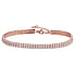 Bracelet Argent 925 Zircon Revtement PVD (couleur or)