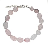 Brazalete de piedras Plata 925 Cuarzo rosa