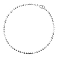 Armbandje uit Zilver 925. Lengte:19cm. Doorsnede:2mm. Eenvoudig. Glanzend.