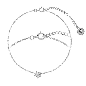 Silver bracelet Silver 925 Crystal Star