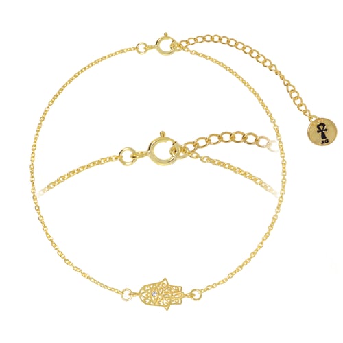 Gold and deals crystal bracelet