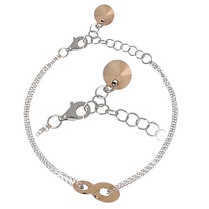 Silver bracelet Silver 925 Premium crystal Eternal Loop Eternity