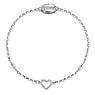 Silver bracelet Silver 925 Premium crystal Heart Love