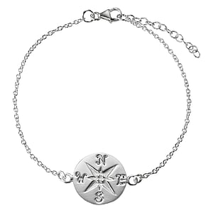Silver bracelet Silver 925 Anchor rope ship