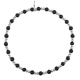 Bracelet Argent 925 Onyx noir