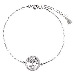 Pulsera Plata 925 Circonita rbol rbol_de_la_vida