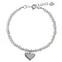 Bracelet Argent 925 Perles d´eau douce Coeur C?ur Amour