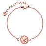 PAUL HEWITT Pulsera Plata 925 Revestimiento PVD (color oro) Circonita Ancla cuerda nave