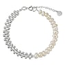 Bracelet de perles Argent 925 Perles deau douce Nylon