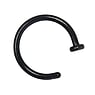 Nose ring Surgical Steel 316L Black PVD-coating