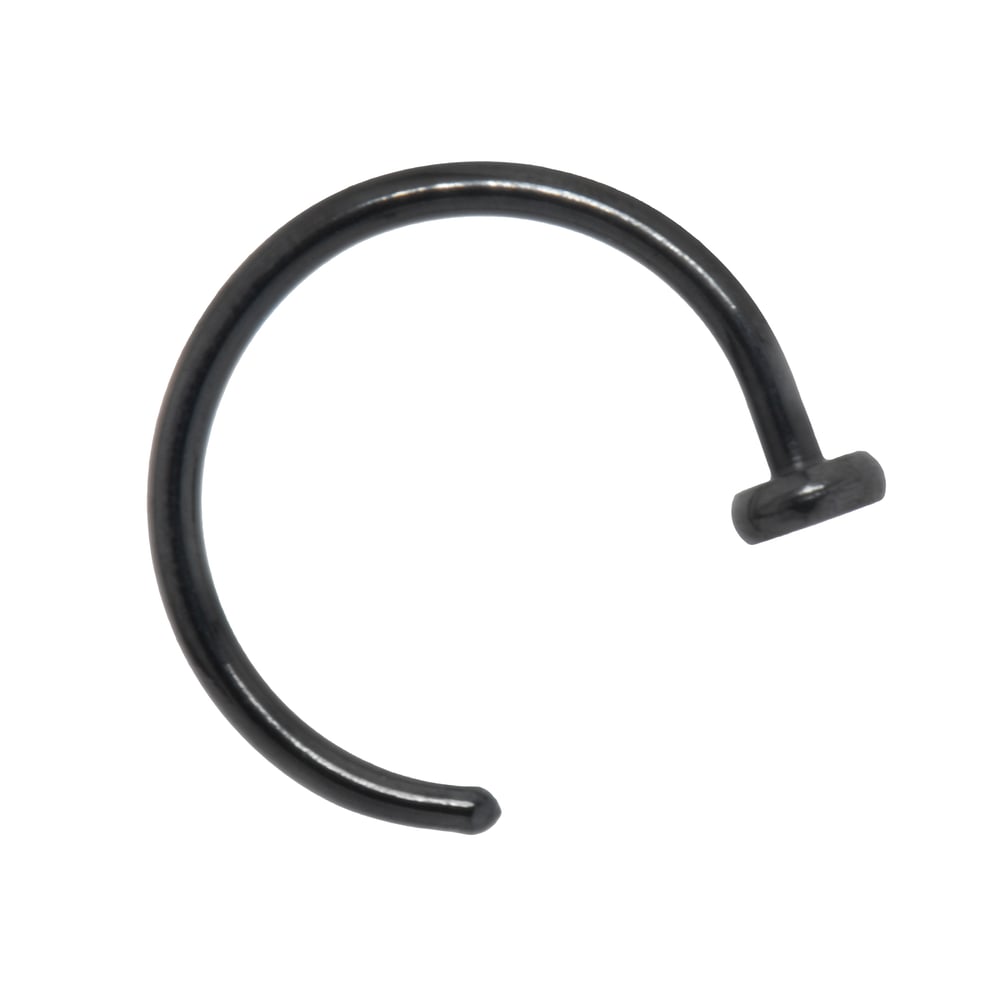 Black surgical online steel nose ring