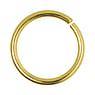 Nose ring Surgical Steel 316L Gold-plated