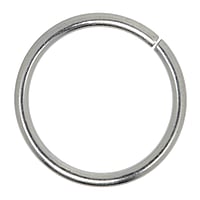 Nose ring out of Surgical Steel 316L. Cross-section:1,0mm.