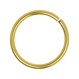 Nasenring Chirurgenstahl 316L PVD Beschichtung (goldfarbig)