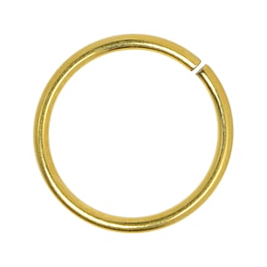 Nasenring Chirurgenstahl 316L PVD Beschichtung (goldfarbig)