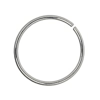 Nose ring out of Surgical Steel 316L. Cross-section:0,6mm.