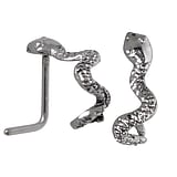 Surgical steel nose piercing Surgical Steel 316L Snake