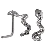 Piercing per naso in acciaio chirurgico Metallo chirurgico 316L Serpente