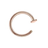 Nose ring Surgical Steel 316L PVD-coating (gold color)