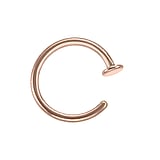 Nasenring Chirurgenstahl 316L PVD Beschichtung (goldfarbig)