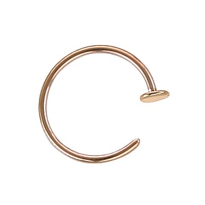 Nasenring Chirurgenstahl 316L PVD Beschichtung (goldfarbig)