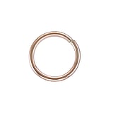 Nose ring Surgical Steel 316L PVD-coating (gold color)