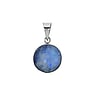 Pendentif de pierre Argent 925 Pierre de lune bleue