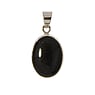 Colgante de piedra Plata 925 Onix negro