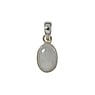 Pendentif de pierre Argent 925 Pierre de lune blanche