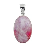 Stone pendant Silver 925 Pink Moonstone