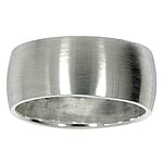 Silver ring Width:9mm. Simple. Rounded. Matt finish.