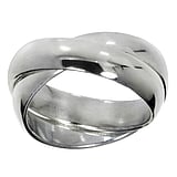 Bague en argent Argent 925 ternel Dragonne Infini