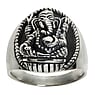 Anillo de plata Plata 925 Ganesha Elefante