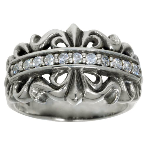BROWOL Femme Bague Anneau Argent Fin 925 Zircon Élégant Trois Couche Agréable Petite Étoile