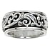 Bague en argent Argent 925 Feuille Motif_floral Dessin_tribal Motif_tribal