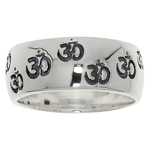 Silver ring Silver 925 Om Aum God