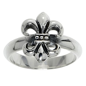 zilveren-ring Zilver 925 bloem