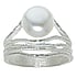 Bague en argent avec perles Argent 925 Perles deau douce