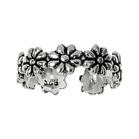 Kids ring out of Silver 925. Width:5mm. Bendable for adjustment and for wearing.  Flower
