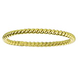 Silver ring Silver 925 Gold-plated Eternal Loop Eternity Spiral Stripes Grooves Rills