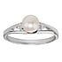 Silver ring with pearls Silver 925 Fresh water pearl Crystal