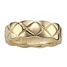 Silver ring Silver 925 PVD-coating (gold color) Stripes Grooves Rills