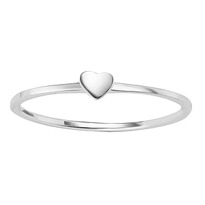 zilveren-ring Zilver 925 hart liefde