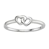 Silberring Silber 925 Herz Liebe