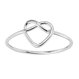 Silver ring Silver 925 Heart Love