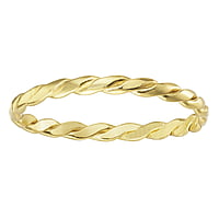 Gold-plated silver ring Width:2,1mm. Shiny.  Eternal Loop Eternity Everlasting Braided Intertwined 8