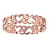 Silver ring Silver 925 PVD-coating (gold color) Heart Love Eternal Loop Eternity